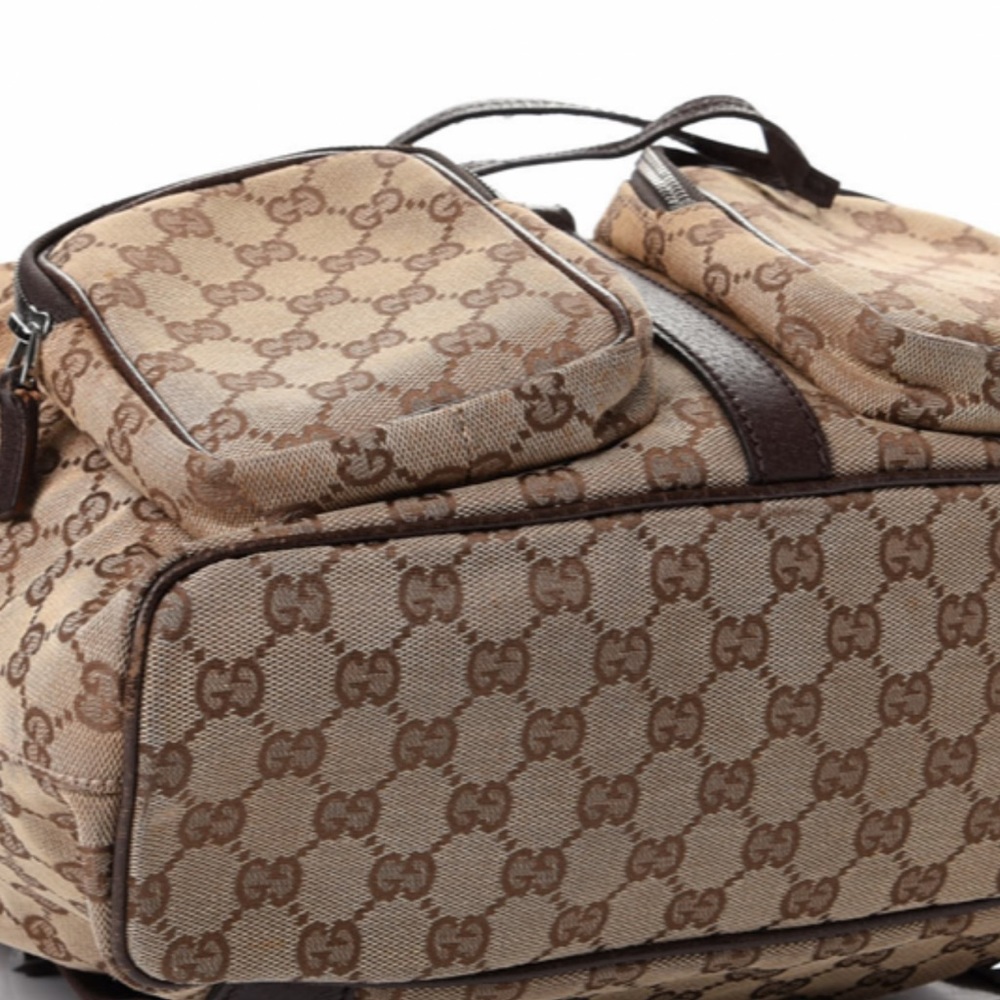 Authentic Gucci GG Backpack Brown - Picture 8 of 8